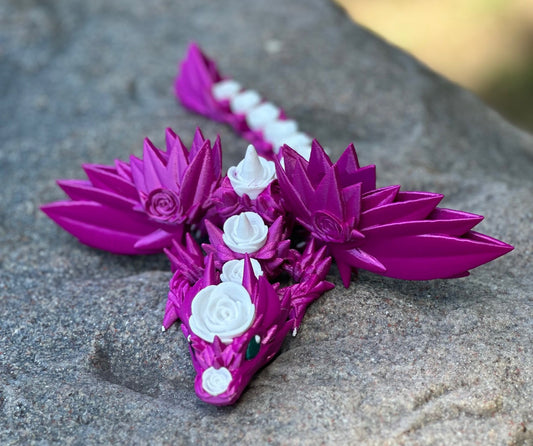 Articulated Baby Winged Rose Dragon