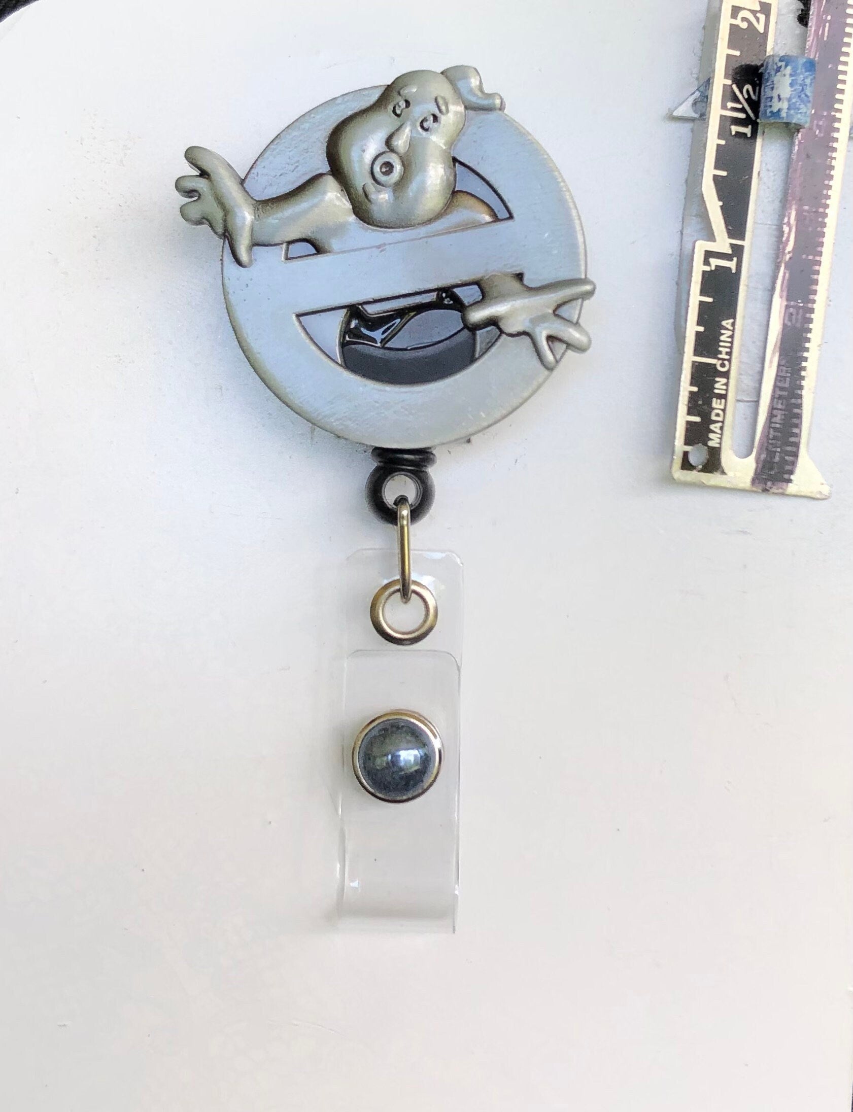 Badge Reel - Alloy - retractable Badge Reel with ALLIGATOR Clip