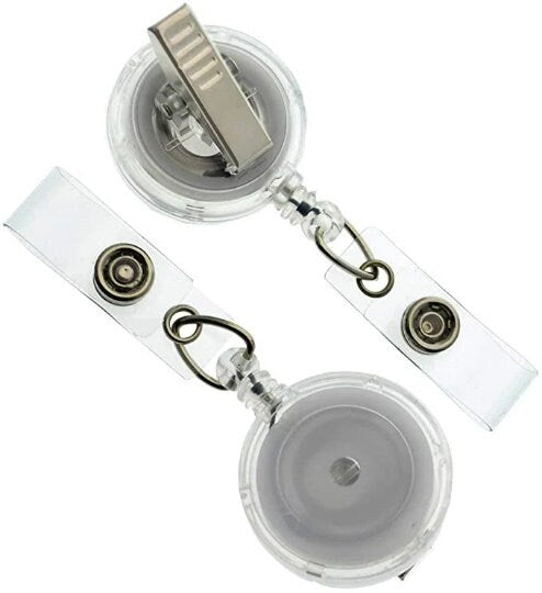 Cute Penguin - retractable Badge Reel with Alligator Clip. Great for anyone required to wear a badge